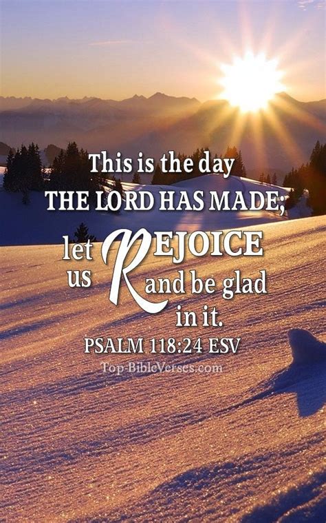 Christian Bible Verse Mobile Wallpaper. This is the day that the LORD has made; let us rejoice ...