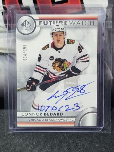 Upper Deck Sp Authentic Inscribed Future Watch Auto Connor