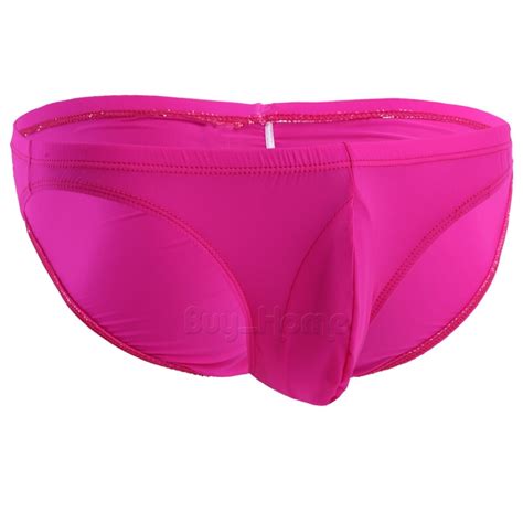 Mens Sexy Ice Silk Briefs Bikini Underwear Back Ruched Panties Thongs Underpants Ebay