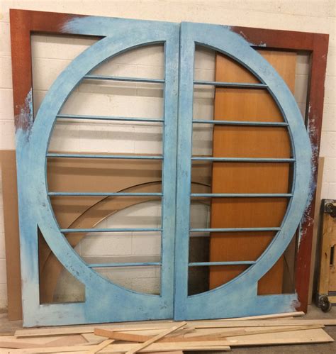 Once In A Blue Moon Custom Pocket Door For Portland Home Remodel