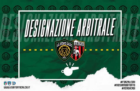 BITONTO NOCERINA LA DESIGNAZIONE ARBITRALE U S Bitonto Calcio