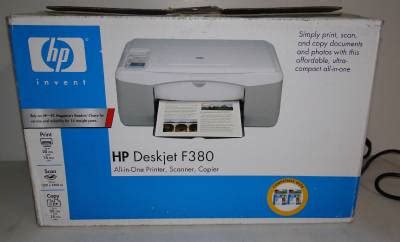 HP Deskjet F380 All-in-One Printer/Scanner/Copier 882780416178 | eBay