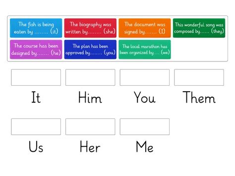 Object Pronouns Matching Une Las Parejas