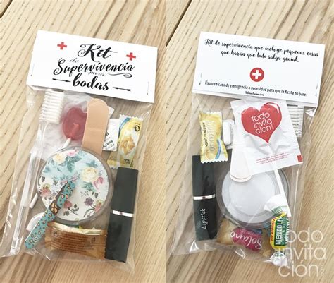 Etiquetas Para Tu Kit De Supervivencia De Boda Gratis Geschenk