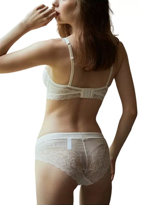 Buy Zitique Sexy Push Up Lace Lingerie Set Bra And Panty White