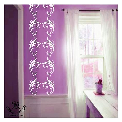 Kayra Decor Swirl Floral Stencils For Wall Painting Pack Of 1 16