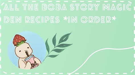 Boba Story Boba Recipes - banana-breads.com