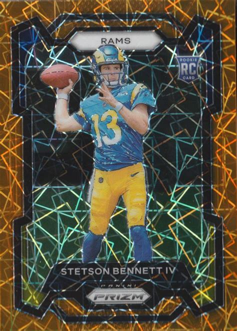 Stetson Bennett Iv 2023 Prizm 358 Lazer Price Guide Sports Card Investor