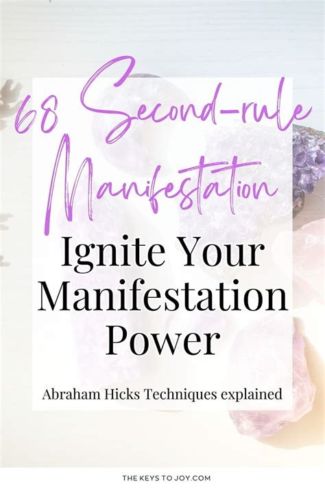 What Is The 68 Second Rule Discover Manifesting Magic