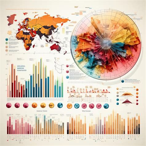 Premium Vector Flat Design Vector Statistics Elements On White Background