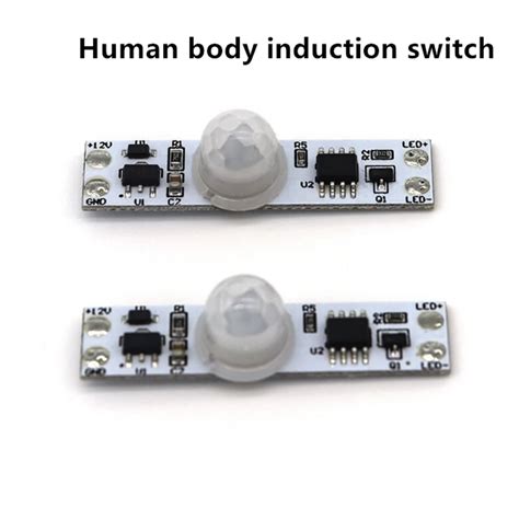 DC 12V 24V Ceiling PIR Motion Sensor Switch Module 3A IR Infrared