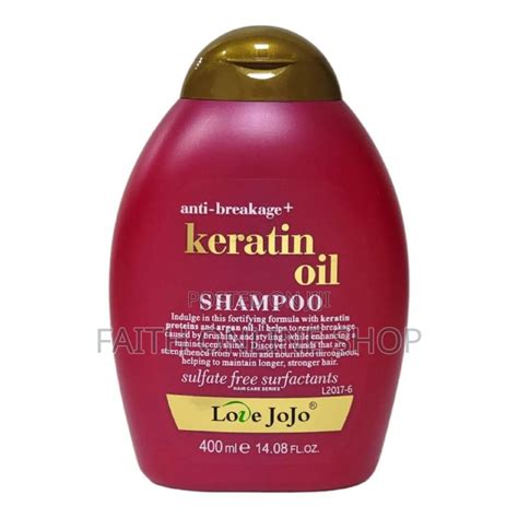 love jojo hair shampoo  keratin  argan oil ml  sale