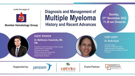 Diagnosis And Management Of Multiple Myeloma History And Recent Advances Youtube