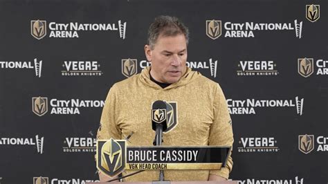 Bruce Cassidy Availability 220 Vegas Golden Knights