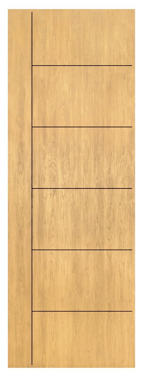 Prestige Entries Contemporary Cherry Grain Engraved 42" x 96