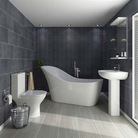 Vegas Modern Freestanding Bath Suite At Victorian Plumbing Uk