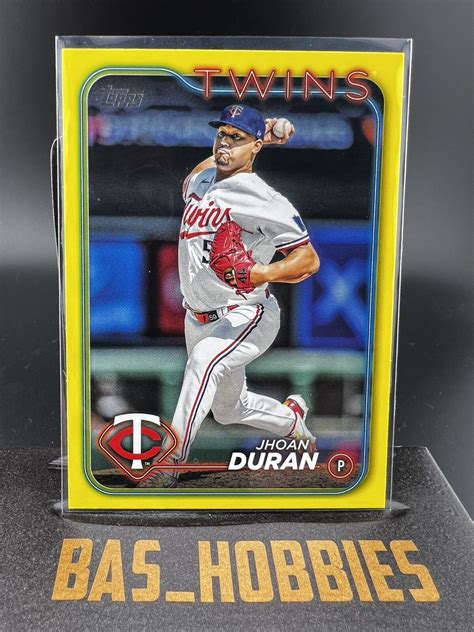 Jhoan Duran Topps Series Yellow Ebay