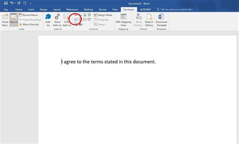 Design A Form In Ms Word W Fillable Checkboxes Printable Forms Free