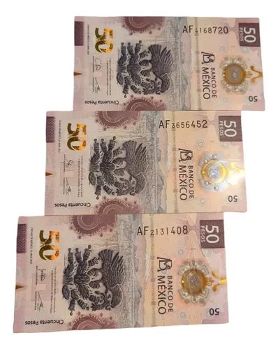 Nuevos Billetes De 50 De El Ajolote Bicentenario Af En Venta En