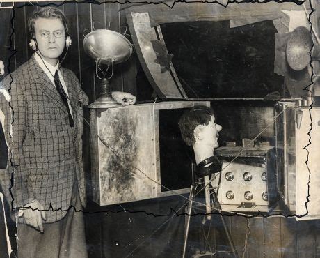 John Logie Baird Inventor Television Pictured Editorial Stock Photo