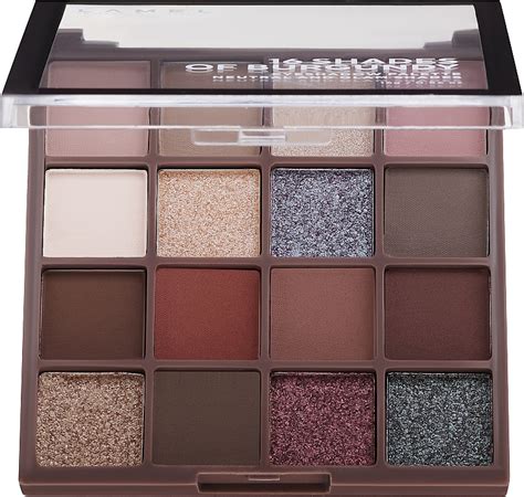 Lamel Make Up Eyeshadow Shades Of Burgundy Palette Eyeshadow