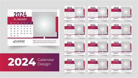 Coreldraw Calendar Template 2024 Elise Helenka