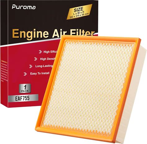 Amazon Puroma Engine Air Filter Replacement For CA10755 GP075