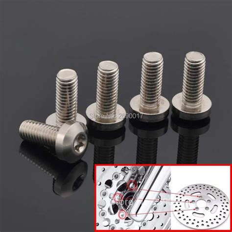 Motorcycle Rear Disk Brake Rotor Bolts Screw Set Brake Disc Hardware