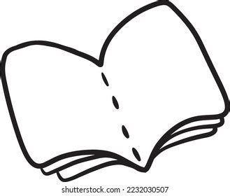 Book Vector Black White Stock Vector (Royalty Free) 2232030507 | Shutterstock