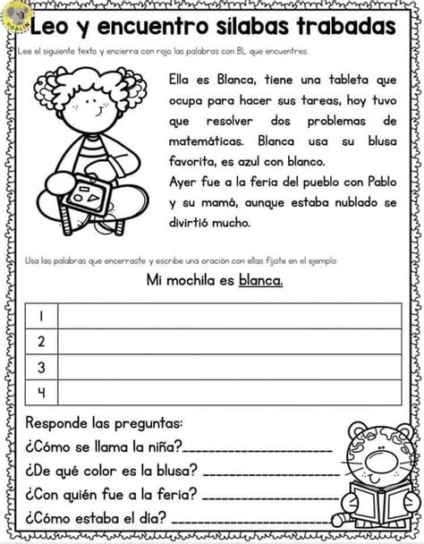 Pin De Ingridm En Actividades Lecciones De Lectura Lectura Y