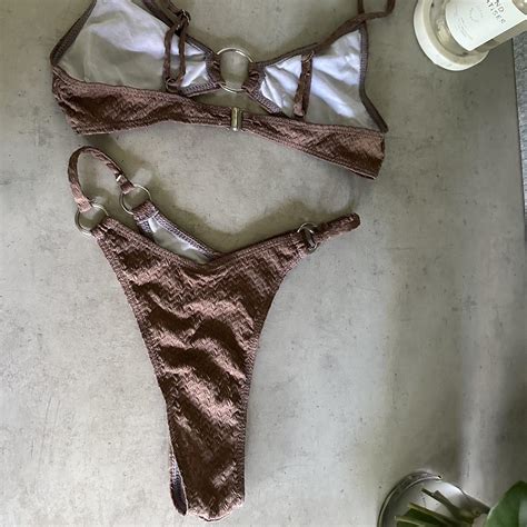 Brown Bikini From Shein Never Worn Depop