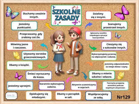 Szkolne Zasady Klasowe Zasady Gazetka Z Oty Nauczyciel