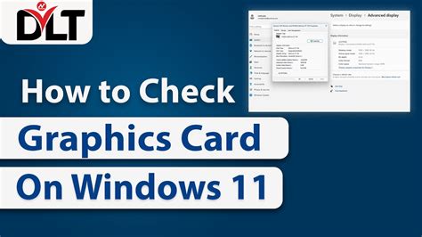 How To Check Graphic Card On Windows How To Check Graphics Card On