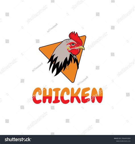 Chicken Head Logo Vector Template Perfect Stock Vector (Royalty Free ...