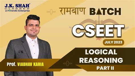 रमबण REVISION SERIES I CSEET JULY 23 I LOGICAL REASONING l PART 2