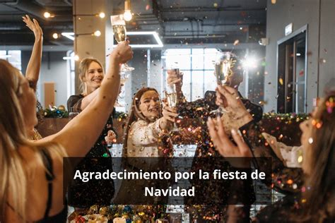 Agradecimientos Por La Fiesta De Navidad Agradecimientos Net