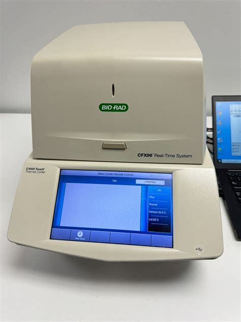 2017 BioRad CFX96 Real Time PCR Machine With C1000 Touch Software