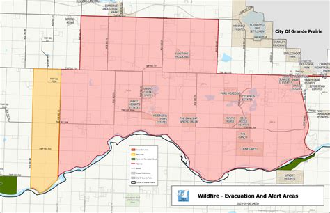 2day Fm Gp Newsroom On Twitter Update County Of Grande Prairie Wildfire Evacuation Area