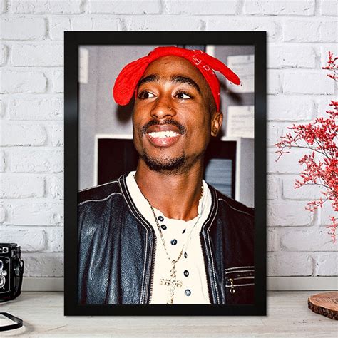 2pac Tupac Portrait Poster Aesthetic Wall Decor