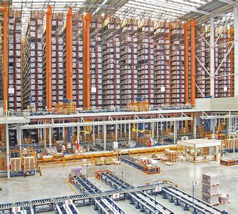 Stacker Cranes For Pallets Automated Warehouse For Pallets Mecalux