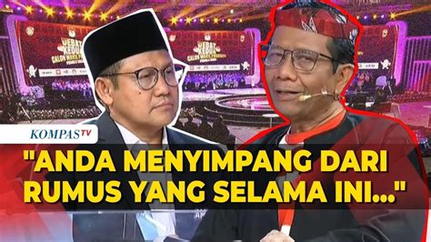 Mahfud Md Vs Cak Imin Kita Harus Realistis Pertumbuhan Ekonomi 7