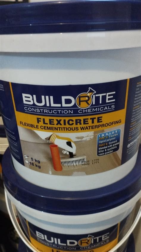 Buildrite Flexicrete Two Component Flexible Cementitious Waterproofing