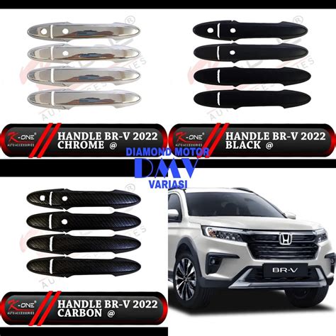 Jual Lis Garnis Cover Handle Pintu Chrome Hitam Doff Carbon Honda All