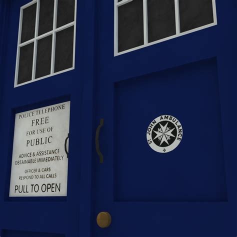 tardis doctor 3d model