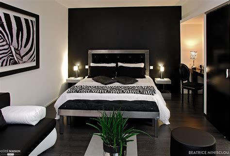 Deco Peinture Chambre Noir Et Blanc Id Es De Travaux