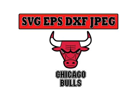 Chicago Bulls Svg File Vector Design In Svg Eps Dxf And