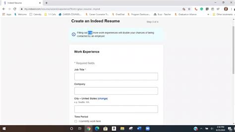 How To Build An Indeed Resume Youtube