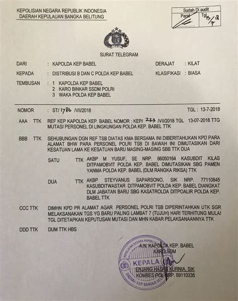 Detail Contoh Surat Mutasi Tni Ad Koleksi Nomer 12