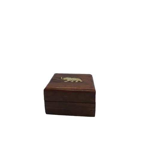 Sheesham Wood Rectangular DigiRake Special Ring Wooden Jewellery Box