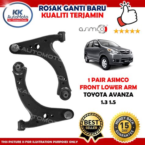 Toyota Avanza 1 Pair Asimco Front Lower Arm LR Sepasang Kiri Kanan